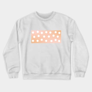 White Polka Dots Crewneck Sweatshirt